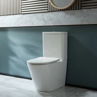 HudsonReed - Colby - Bianco - Doppio scarico 6/3L - Toilet HudsonReed - Colby - Bianco - Doppio scarico 6/3L - Toilet