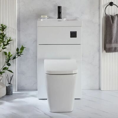 HudsonReed - Sanford Moderno - Bianco - 500x890mm HudsonReed - Sanford Moderno - Bianco - 500x890mm