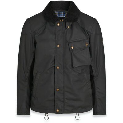 Veste textile de moto Belstaff Convoy - Noir - 2XL - Unisexe - Publicité Veste textile de moto Belstaff Convoy - Noir - 2XL - Unisexe - Publicité