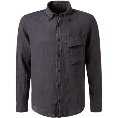 Belstaff Scale Leinenhemd Dunkel Tinte - Größe XXL Belstaff Scale Leinenhemd Dunkel Tinte - Größe XXL