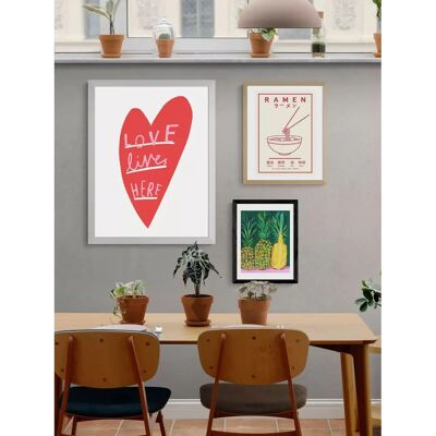 EAST END PRINTS - Katy Edelsten - Love Lives Here - Framed EAST END PRINTS - Katy Edelsten - Love Lives Here - Framed