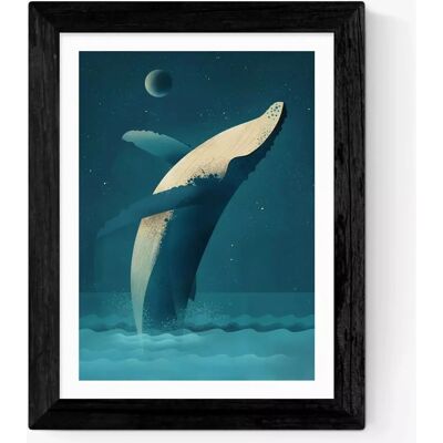 EAST END PRINTS - Dieter Braun Humpback Whale - Framed Print EAST END PRINTS - Dieter Braun Humpback Whale - Framed Print
