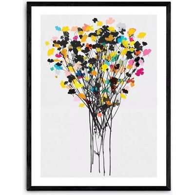EAST END PRINTS - Buttercups II - obeche - Framed Print EAST END PRINTS - Buttercups II - obeche - Framed Print