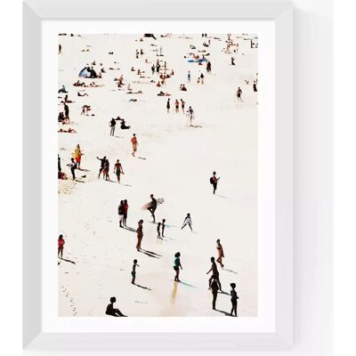 EAST END PRINTS - Rafael Farias 'Beach Life' - Framed - Print EAST END PRINTS - Rafael Farias 'Beach Life' - Framed - Print