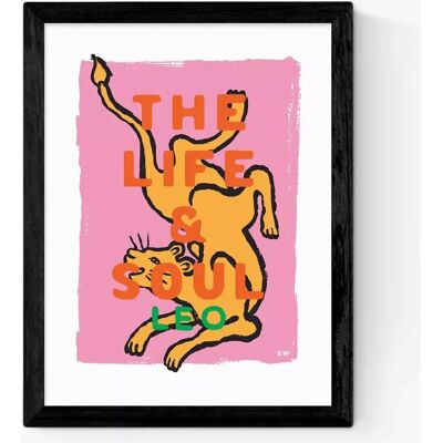 EAST END PRINTS - Leo The Life and Soul - Framed Print EAST END PRINTS - Leo The Life and Soul - Framed Print