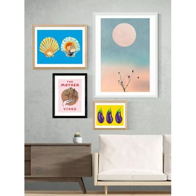 EAST END PRINTS - Sophie Ward Virgo The Mother - Framed Print EAST END PRINTS - Sophie Ward Virgo The Mother - Framed Print
