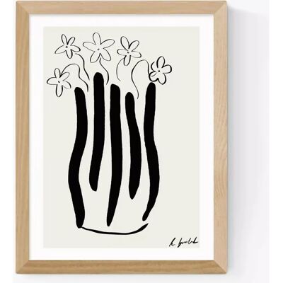 EAST END PRINTS - Hali Igwelaezoh Abstract Vase - Framed Print EAST END PRINTS - Hali Igwelaezoh Abstract Vase - Framed Print