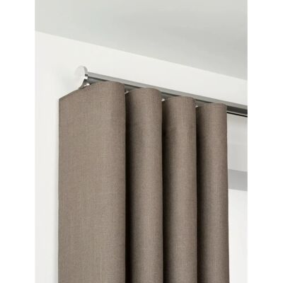 John Lewis - Select Curl Curtain Pole - Disc Finial - Curtain Pole John Lewis - Select Curl Curtain Pole - Disc Finial - Curtain Pole