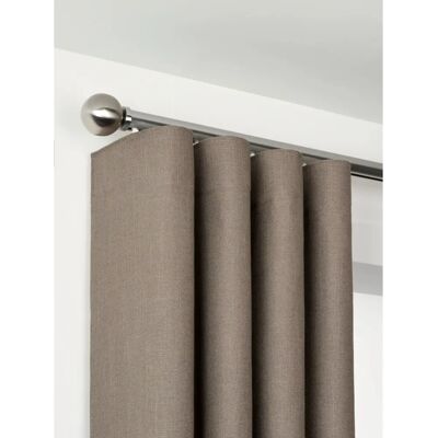John Lewis - Select Curl Gliding Curtain Pole - Ball Finial John Lewis - Select Curl Gliding Curtain Pole - Ball Finial
