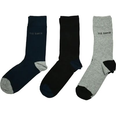 Ted Baker 3-Pack Gemengde Heren Enkel Sokken - Sokken Ted Baker 3-Pack Gemengde Heren Enkel Sokken - Sokken