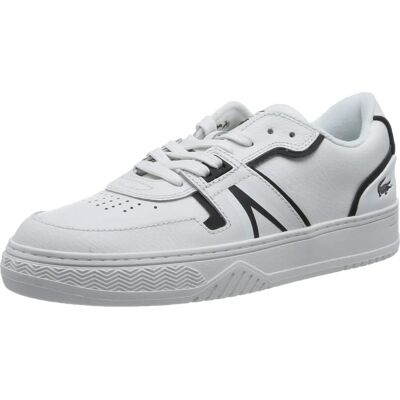 Baskets Lacoste L001 - Design triangulaire - Blanc/Noir - Chaussures Baskets Lacoste L001 - Design triangulaire - Blanc/Noir - Chaussures