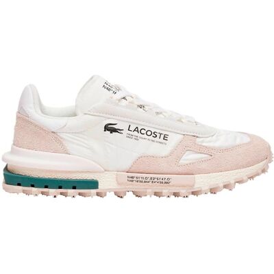 Baskets Lacoste Elite Active Blanc/Vert foncé - Baskets - Publicité Baskets Lacoste Elite Active Blanc/Vert foncé - Baskets - Publicité