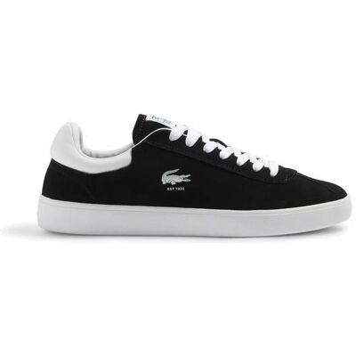 Męskie Lacoste Baseshot Buty Czarny/Biały - Casual - 12 Męskie Lacoste Baseshot Buty Czarny/Biały - Casual - 12