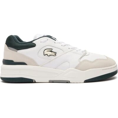 Lacoste Herr Weiße Lederschuhe - Schuhe Lacoste Herr Weiße Lederschuhe - Schuhe