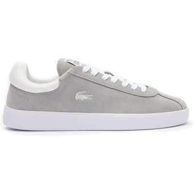 Lacoste Modell 124 2 SMA Wildleder Trainer - Grau/Weiß - Casual Schuhe Lacoste Modell 124 2 SMA Wildleder Trainer - Grau/Weiß - Casual Schuhe