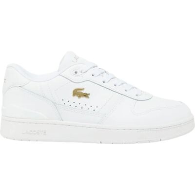 Lacoste Dames Leren Witte Trainers - Sneakers Lacoste Dames Leren Witte Trainers - Sneakers