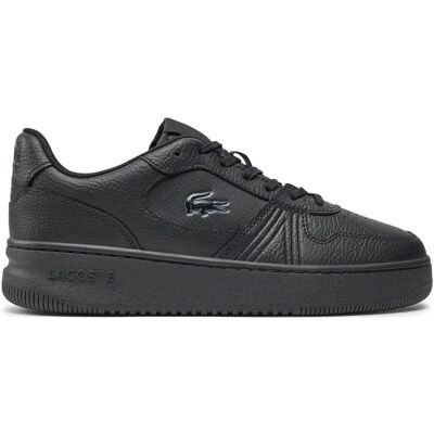 LACOSTE Herren Schwarze Leder Sneaker - Schuhe LACOSTE Herren Schwarze Leder Sneaker - Schuhe