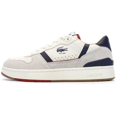 Męskie Buty Lacoste T-Clip - Beżowe i Wytrzymałe Męskie Buty Lacoste T-Clip - Beżowe i Wytrzymałe
