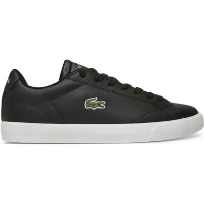 Lacoste Lerond Set 125 2 CMA Lederschuhe - Schwarz/Weiß - Männlich - Größe 43 EU Lacoste Lerond Set 125 2 CMA Lederschuhe - Schwarz/Weiß - Männlich - Größe 43 EU