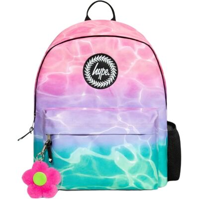 Hype Sac à dos Reflet Pastel Piscine - Impression de Réflexion d'Eau - 18L - Publicité Hype Sac à dos Reflet Pastel Piscine - Impression de Réflexion d'Eau - 18L - Publicité