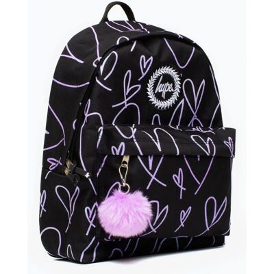 Hype. - Iconic Backpack - Purple Glitter - Backpack - Publicité Hype. - Iconic Backpack - Purple Glitter - Backpack - Publicité