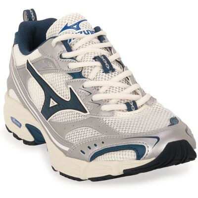 Mizuno MXR OG - Blanc Neige / Bleu Majolique / Argent - Baskets - Publicité Mizuno MXR OG - Blanc Neige / Bleu Majolique / Argent - Baskets - Publicité