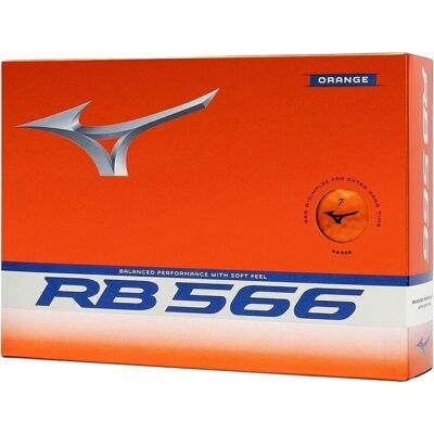 Mizuno RB 566 Golfbälle - Orange - Mikro-Dimple, Weicher Kern Mizuno RB 566 Golfbälle - Orange - Mikro-Dimple, Weicher Kern