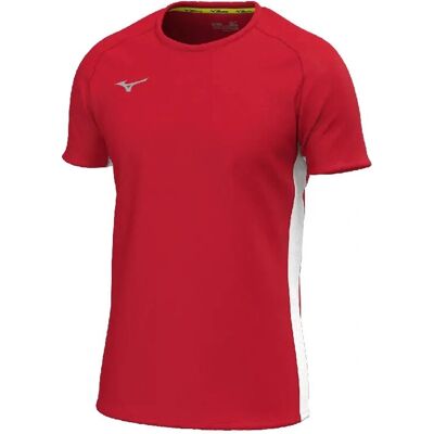Mizuno XL Rotes Lauf-T-Shirt - T-Shirt Mizuno XL Rotes Lauf-T-Shirt - T-Shirt