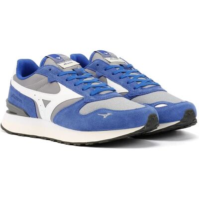 Mizuno RB87 Blauwe Suède Mesh Sneakers - Sneakers Mizuno RB87 Blauwe Suède Mesh Sneakers - Sneakers
