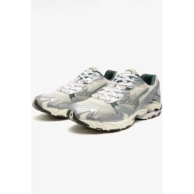 Mizuno D1ga2431 07 Wave Rider - Schneeweiß/slate/bistro Green - Sneaker Mizuno D1ga2431 07 Wave Rider - Schneeweiß/slate/bistro Green - Sneaker