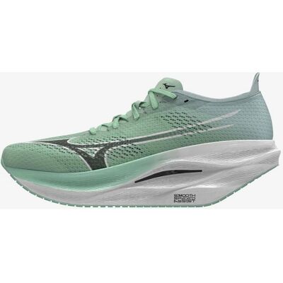 Mizuno Wave Rebellion Pro 3 Unisex Vert Clair - Chaussures de course - Publicité Mizuno Wave Rebellion Pro 3 Unisex Vert Clair - Chaussures de course - Publicité
