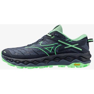 Mizuno Wave Mujin 10 Bleu Vert Chaussures de trail - Trail running - Publicité Mizuno Wave Mujin 10 Bleu Vert Chaussures de trail - Trail running - Publicité