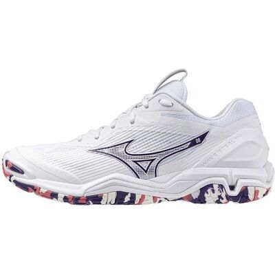 Mizuno Wave Stealth 6 Indoor Schuhe - Damen, Weiß, 36,5 Mizuno Wave Stealth 6 Indoor Schuhe - Damen, Weiß, 36,5