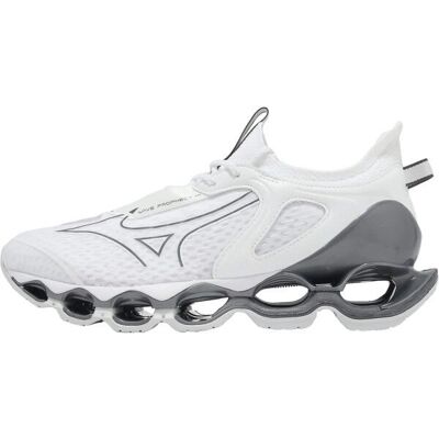 Mizuno Wave Prophecy 14 Bianco Nero - Scarpe da corsa Mizuno Wave Prophecy 14 Bianco Nero - Scarpe da corsa