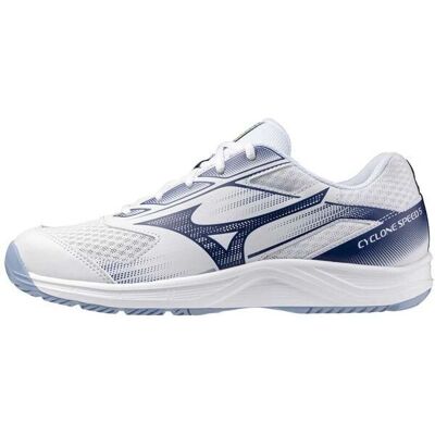 Mizuno Herren Hallenschuhe Cyclone Speed 5 Weiß - Hallenschuhe Mizuno Herren Hallenschuhe Cyclone Speed 5 Weiß - Hallenschuhe