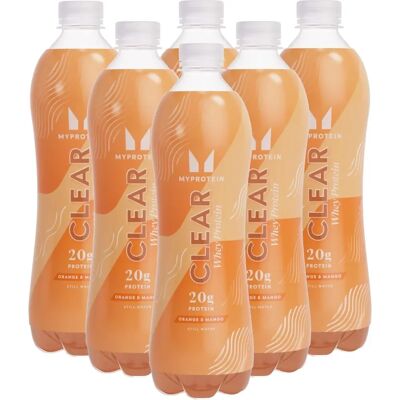 MyProtein MyProtein Clear Protein Water - Pack de 6 - Orange & Mango - Eau Protéinée - Publicité MyProtein MyProtein Clear Protein Water - Pack de 6 - Orange & Mango - Eau Protéinée - Publicité