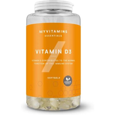 Myvitamins D3 Veganska Softgels - Stöder bentätheten Myvitamins D3 Veganska Softgels - Stöder bentätheten
