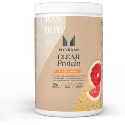 MyProtein Clear Vegan Protein - Orange Sangre - Poudre de Protéine Végane - Publicité MyProtein Clear Vegan Protein - Orange Sangre - Poudre de Protéine Végane - Publicité