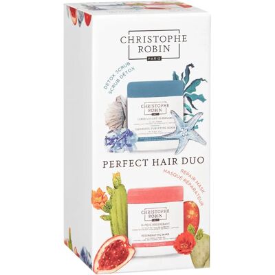 Christophe Robin Perfektes Haar-Duo - Detox-Peeling & Regenerierende Maske Christophe Robin Perfektes Haar-Duo - Detox-Peeling & Regenerierende Maske