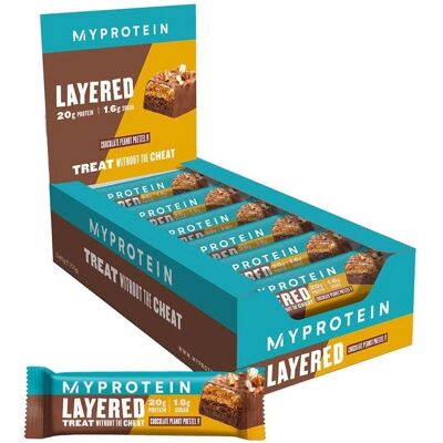 MyProtein 6-lagers proteinbar - 12 x 60g - Chocolate Peanut Pretzel MyProtein 6-lagers proteinbar - 12 x 60g - Chocolate Peanut Pretzel