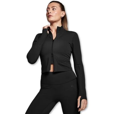 Blusa curta Tempo para mulher MP – Preto – M Blusa curta Tempo para mulher MP – Preto – M