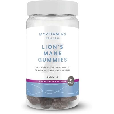 Myvitamins Lion's Mane Svampgummies - Fokus - Svart vinbär Myvitamins Lion's Mane Svampgummies - Fokus - Svart vinbär