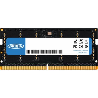 Origin Storage 8GB DDR5 4800MHz SODIMM - Module mémoire - Publicité Origin Storage 8GB DDR5 4800MHz SODIMM - Module mémoire - Publicité