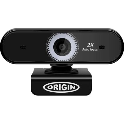 Origin Storage 2k Full HD Webcam - Webcam, 5 MP, USB 2.0, Black Origin Storage 2k Full HD Webcam - Webcam, 5 MP, USB 2.0, Black
