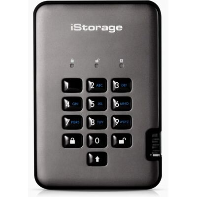 iStorage Pro2 SSD 8TB - Nero Grafite - Memoria Sicura iStorage Pro2 SSD 8TB - Nero Grafite - Memoria Sicura