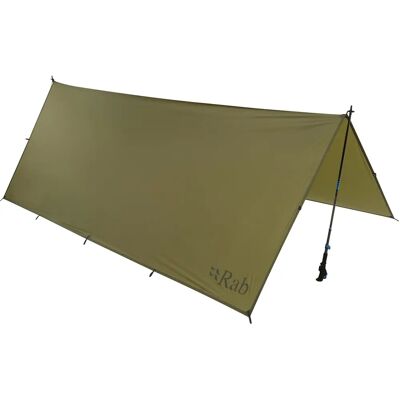 Rab Siltarp 2 - Olive - Tenda di protezione impermeabile per 2-3 persone Rab Siltarp 2 - Olive - Tenda di protezione impermeabile per 2-3 persone