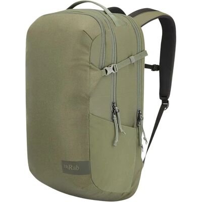 Rab Dark Olive 28L Laptopryggsekk - Vannavstøtende & Romslig Rab Dark Olive 28L Laptopryggsekk - Vannavstøtende & Romslig