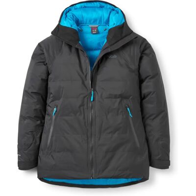 Rab Valiance Jacket (QDB-50) - black/aquamarine Rab Valiance Jacket (QDB-50) - black/aquamarine