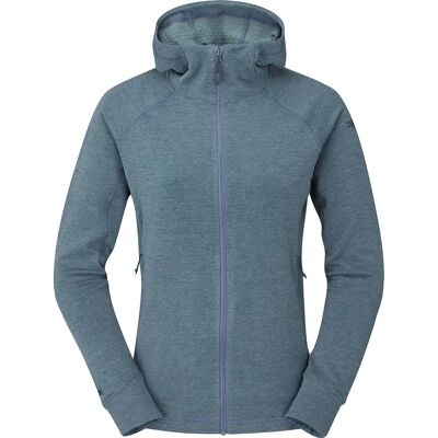 Rab Nexus Blau Houthood Fleecejacke - Dames - Large Rab Nexus Blau Houthood Fleecejacke - Dames - Large