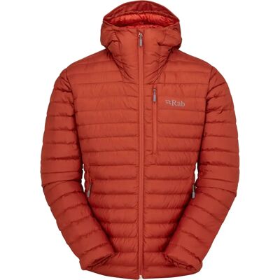 Veste Alpine Microlight Rab - Rouge Toscane - XL - Légère, Recyclée, Technique Veste Alpine Microlight Rab - Rouge Toscane - XL - Légère, Recyclée, Technique